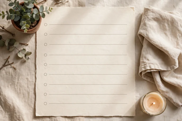 Weekly cleaning schedule printable for working moms