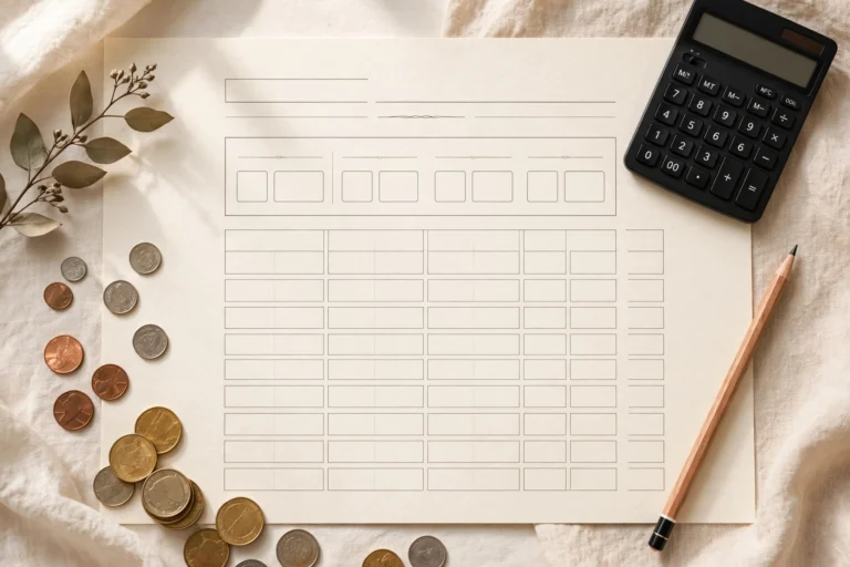 Debt snowball worksheet printable with payoff table