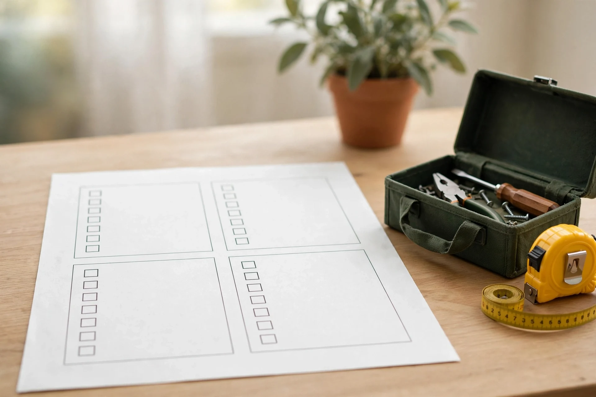 Home Maintenance Checklist Printable (Free PDF)