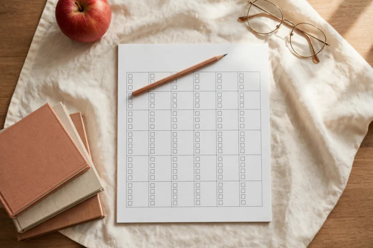 teacher gradebook printable