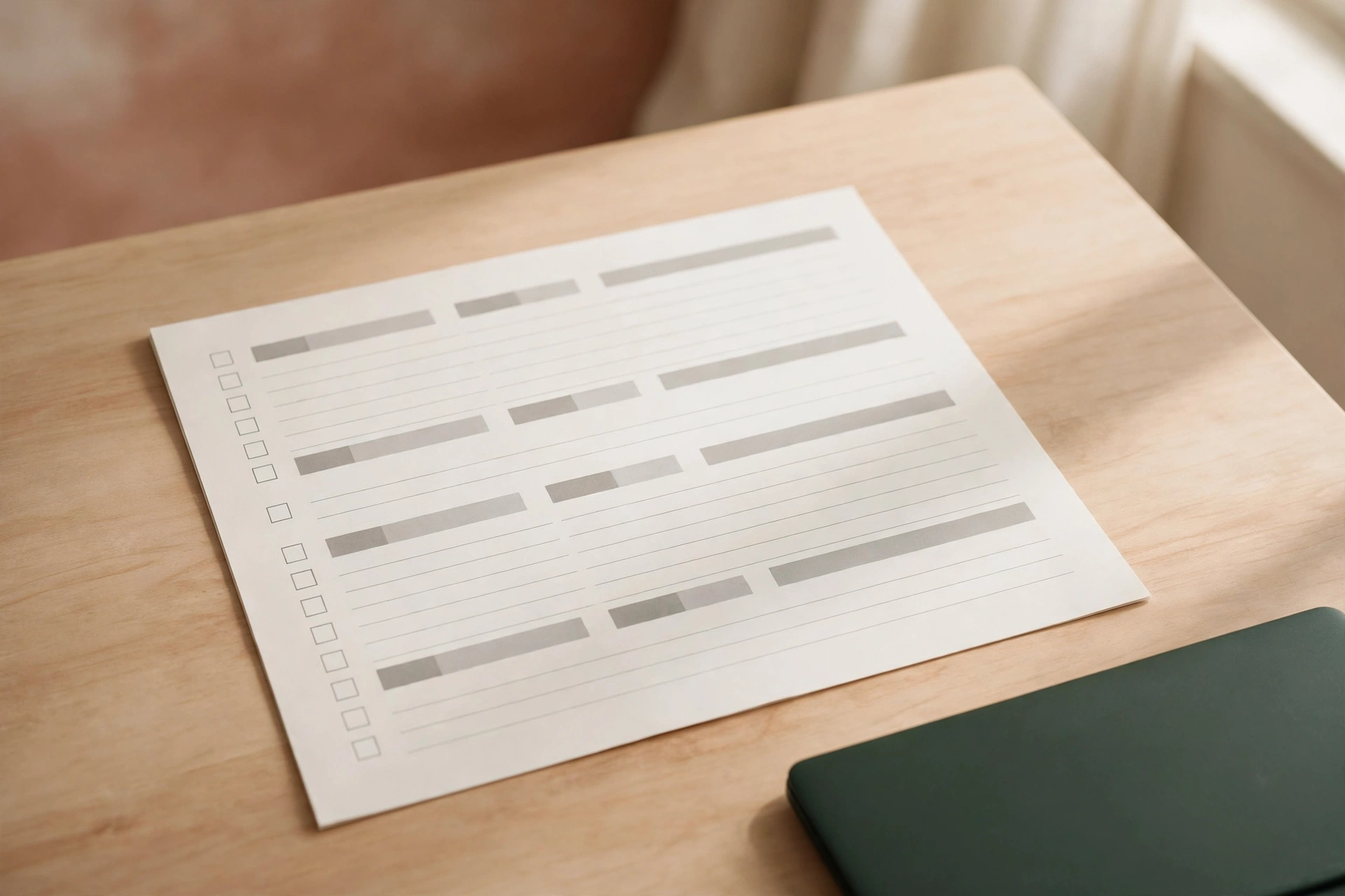 work from home planner printable featured