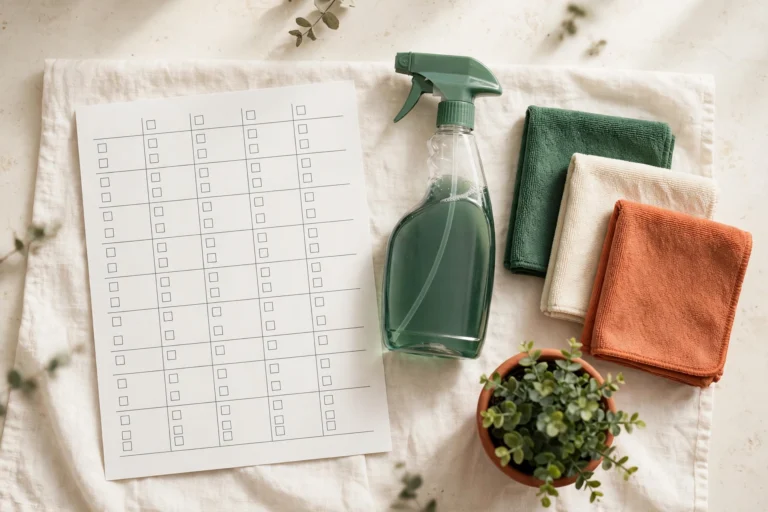 zone cleaning schedule